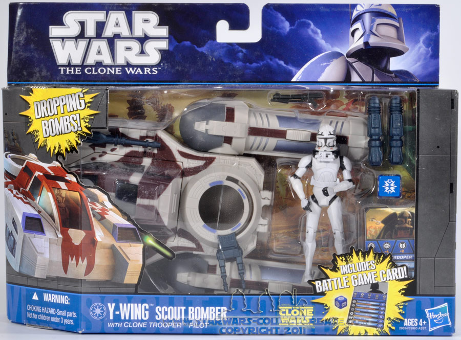 Y-Wing Scout Bomber with Clone Trooper Pilot