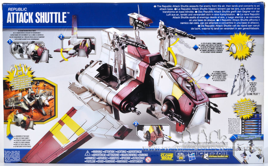 Republic Attack Shuttle TCW Hasbro
