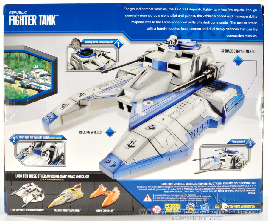 Republic Fighter Tank (Blue Deco) TCW Hasbro