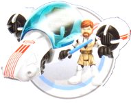 Freeco Bike with Obi-Wan Kenobi - Jedi Force