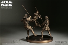 Duel of the Fates Faux- Bronze Diorama
