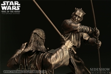 Duel of the Fates Faux- Bronze Diorama