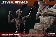 Anakin Skywalker VS Asajj Ventress Faux- Bronze