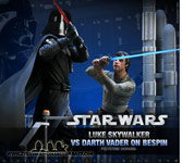 Luke Skywalker vs Darth Vader on Bespin