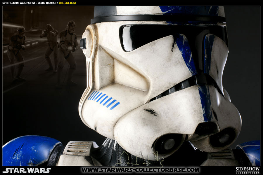 501st Legion: Vader's Fist - Clone Trooper #400069 SideShow life-size bust