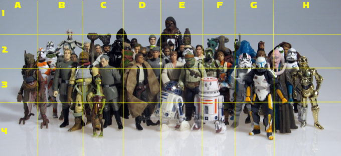 In welchem Feld versteckt sich George Lucas?