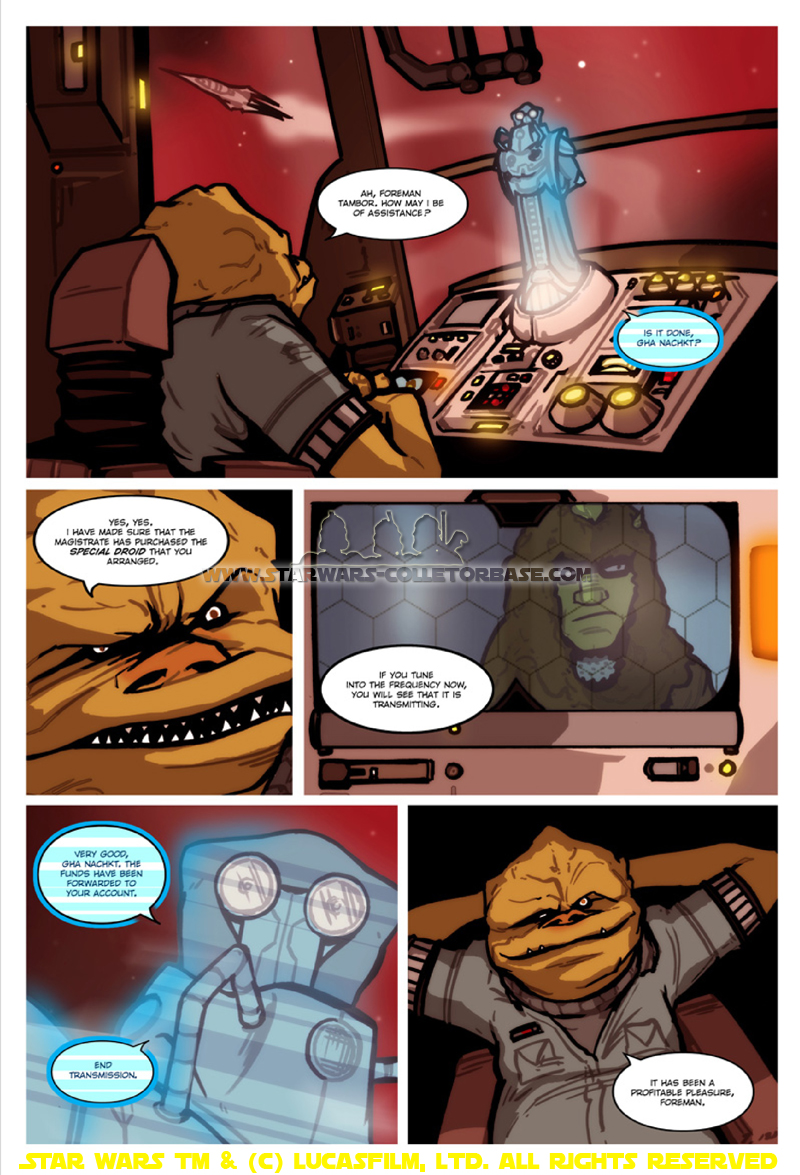 The Clone Wars - Duell der Droiden - Prolog-Comic