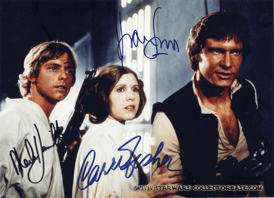 Mark Hamill, Carry Fisher, Harrison Ford